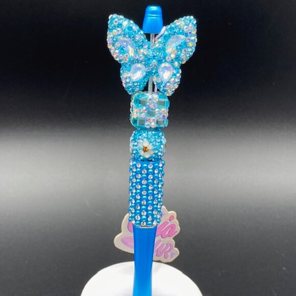 Fancy Beaded Ballpoint Pen - JoJo DIY Original Collectible - Picture 1 of 4